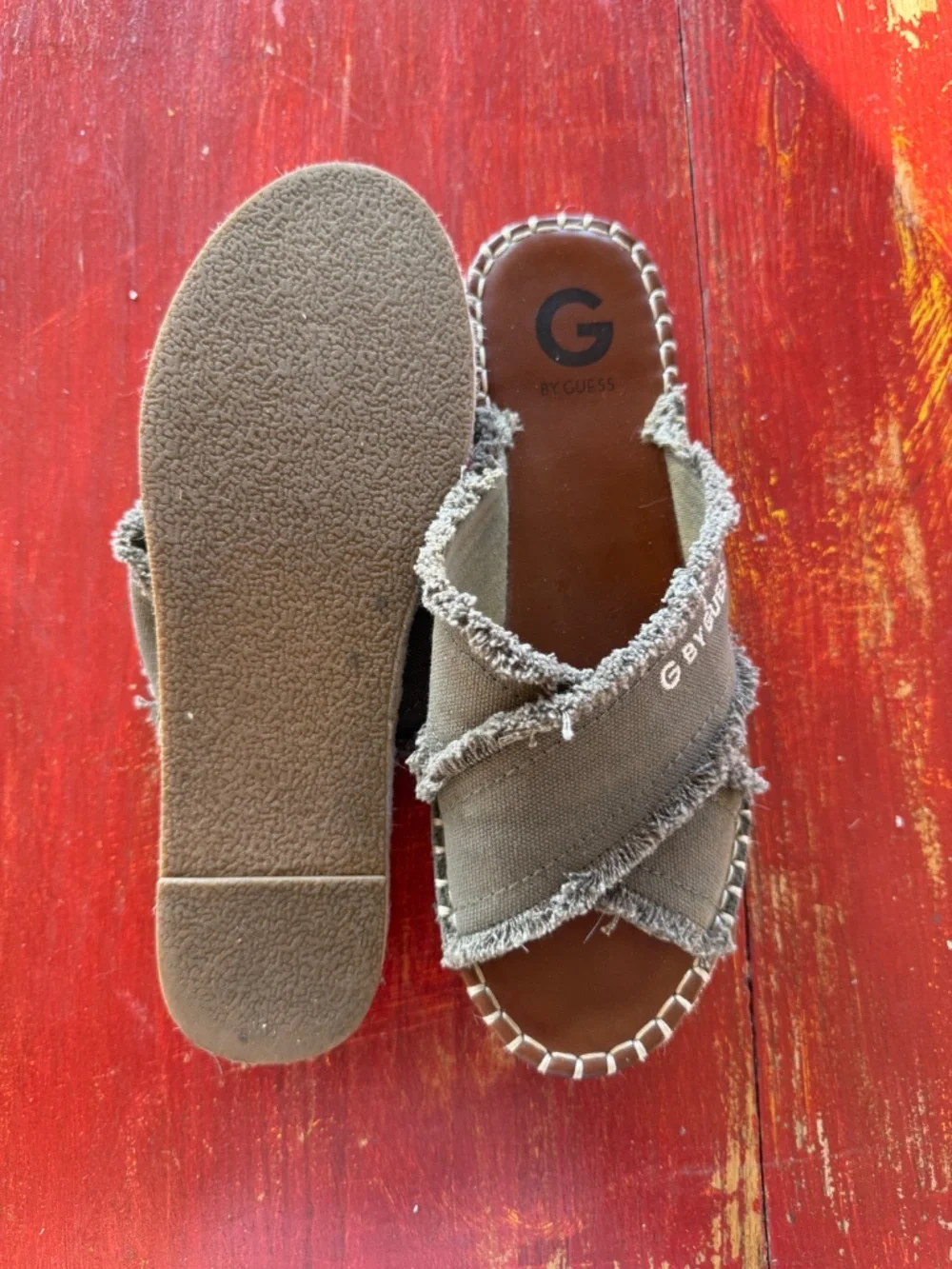 Guess espadrilles (green) 8.5